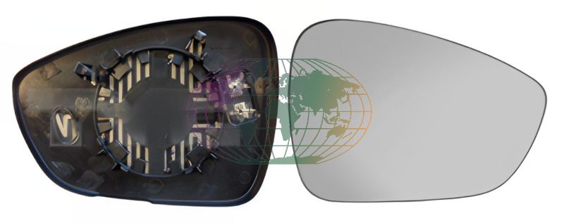 Buitenspiegelglas Bodermann 2019063