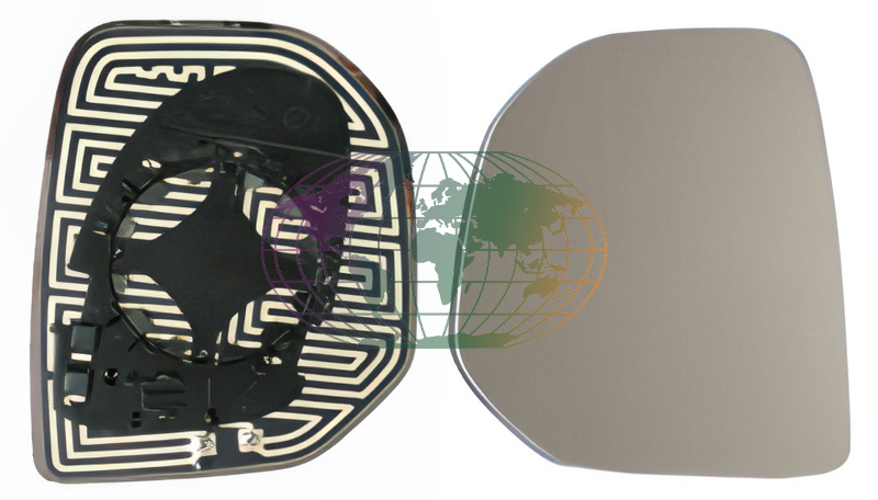 Buitenspiegelglas Bodermann 2034066