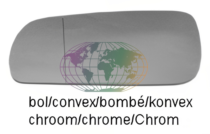 Buitenspiegelglas Bodermann 3213078