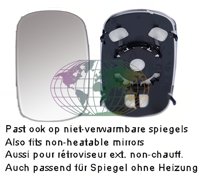 Buitenspiegelglas Bodermann 3219076