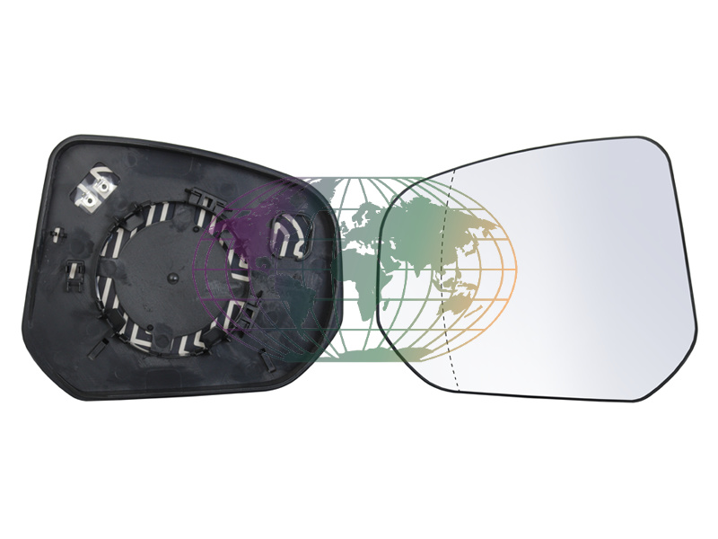 Spiegelglas, buitenspiegel Bodermann 3611062