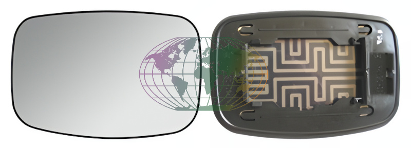 Buitenspiegelglas Bodermann 3627063