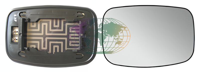 Buitenspiegelglas Bodermann 3627066