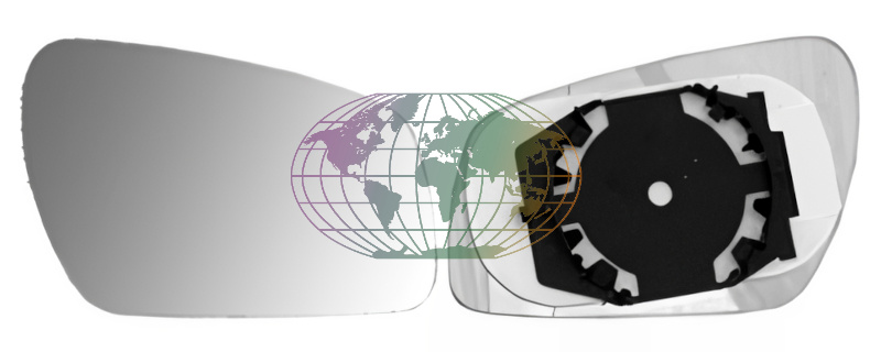 Buitenspiegelglas Bodermann 3684061