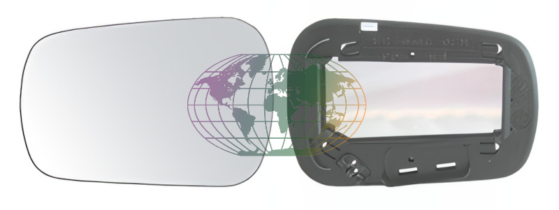 Buitenspiegelglas Bodermann 3691061