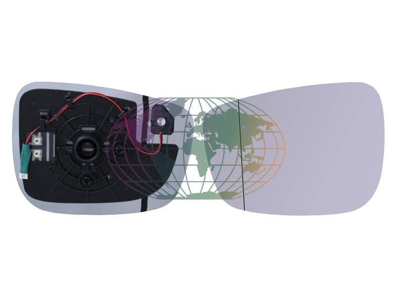 Spiegelglas, buitenspiegel Bodermann 5611066