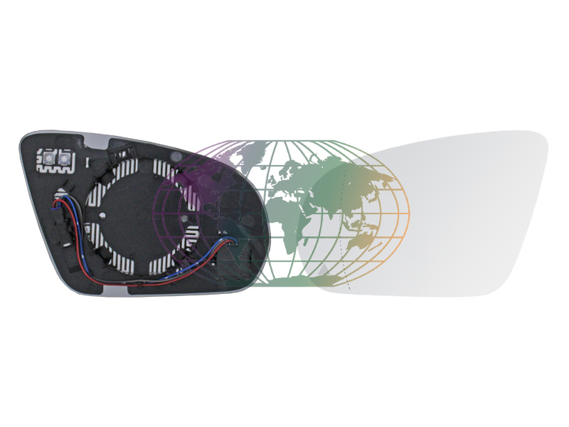 Spiegelglas, buitenspiegel Bodermann 6030064