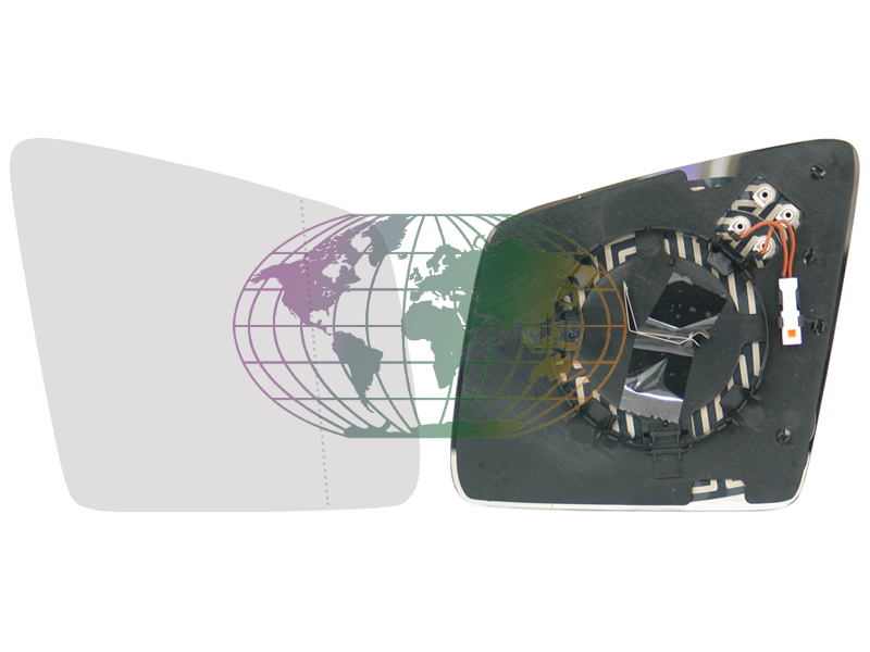 Buitenspiegelglas Bodermann 6047061