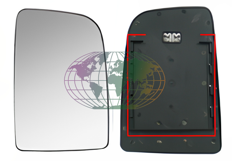 Buitenspiegelglas Bodermann 6054071