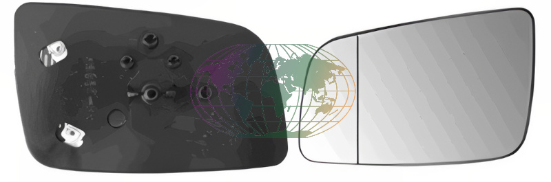 Buitenspiegelglas Bodermann 6419066