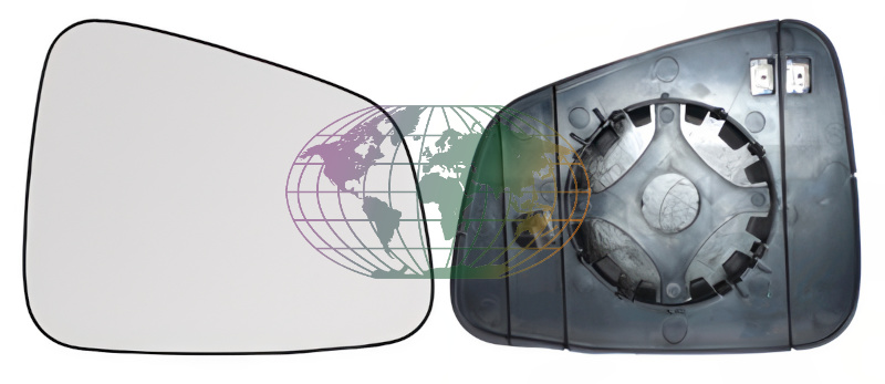 Buitenspiegelglas Bodermann 6436065