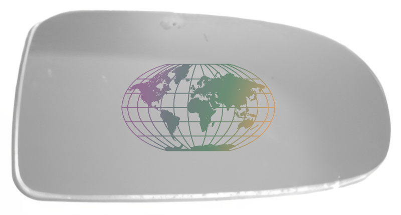 Buitenspiegelglas Bodermann 6439072