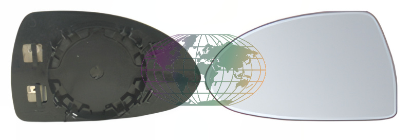 Spiegelglas, buitenspiegel Bodermann 6443064