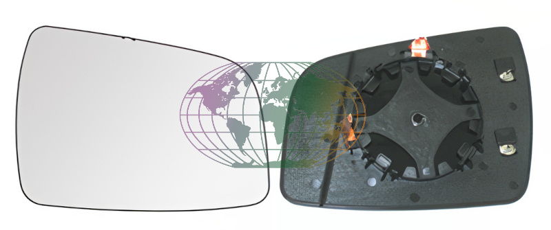 Buitenspiegelglas Bodermann 6457063