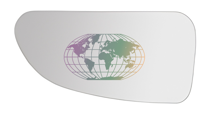 Buitenspiegelglas Bodermann 6462066