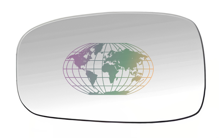 Buitenspiegelglas Bodermann 6837061