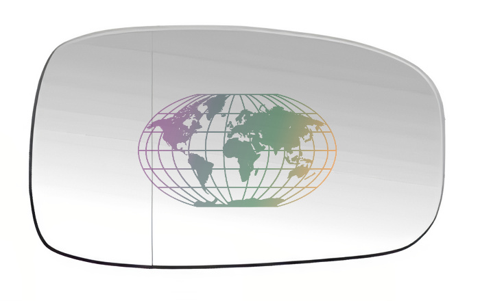 Buitenspiegelglas Bodermann 6837078