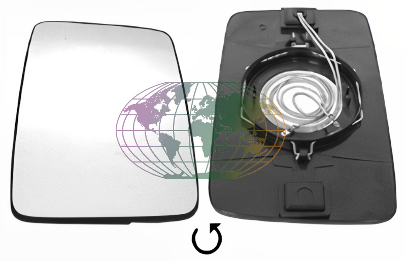 Buitenspiegelglas Bodermann 6872075