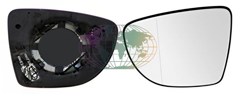 Buitenspiegelglas Bodermann 7204064