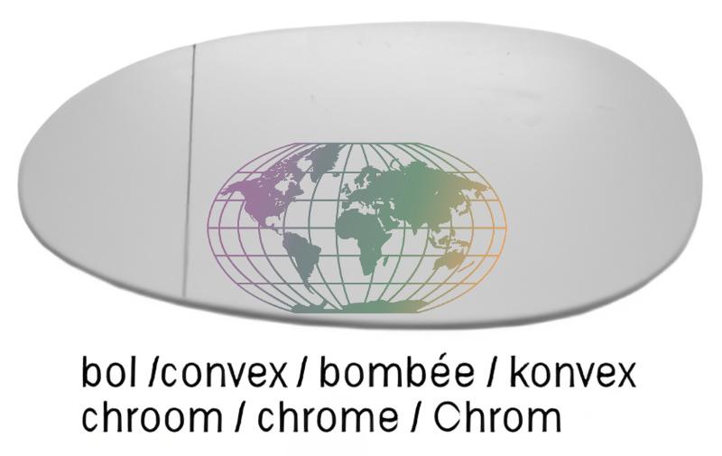 Buitenspiegelglas Bodermann 7401078