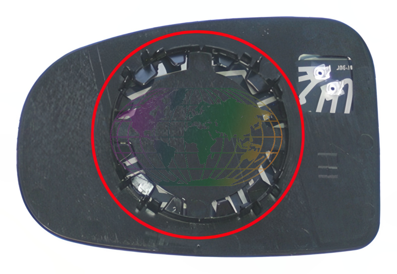 Bodermann Buitenspiegelglas 8851061