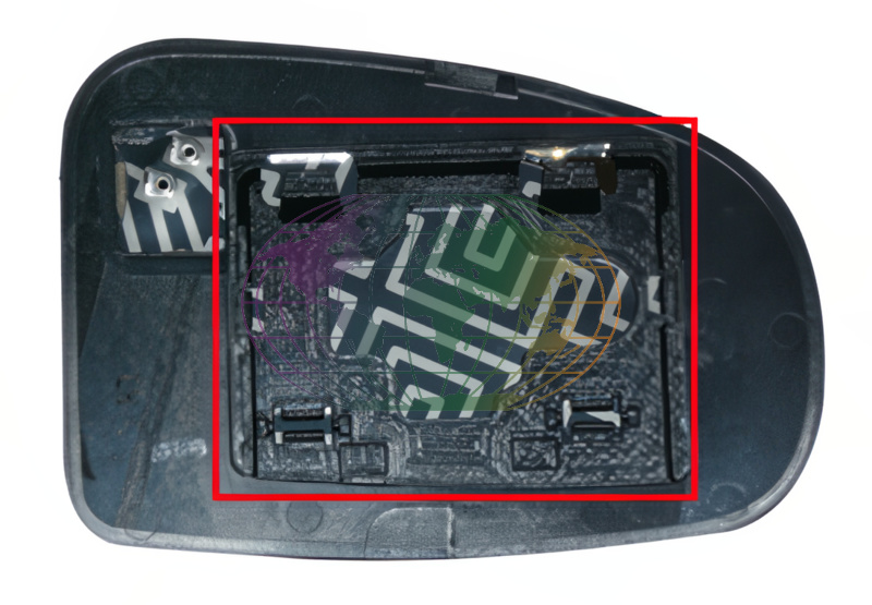 Bodermann Buitenspiegelglas 8851064