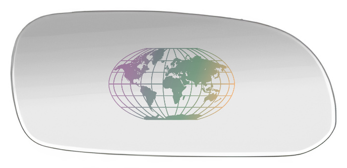 Buitenspiegelglas Bodermann 8864063