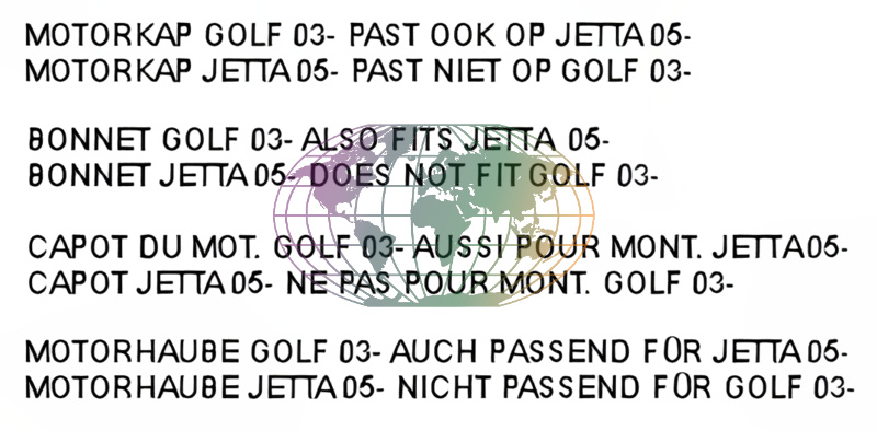 Bodermann Motorkap 9218800