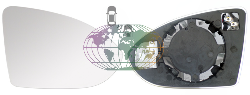 Buitenspiegelglas Bodermann 9220067