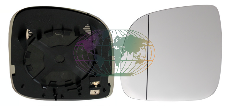 Buitenspiegelglas Bodermann 9267062