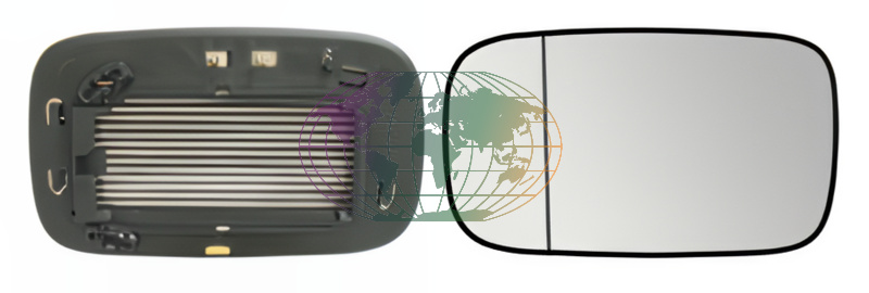 Buitenspiegelglas Bodermann 9616064