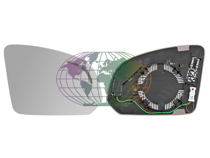 Spiegelglas, buitenspiegel Bodermann 9618065
