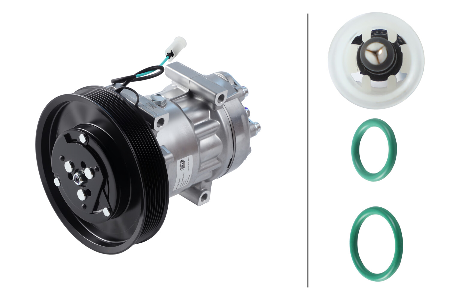 Hella Compressor, airconditioning 8FK 366 200-051