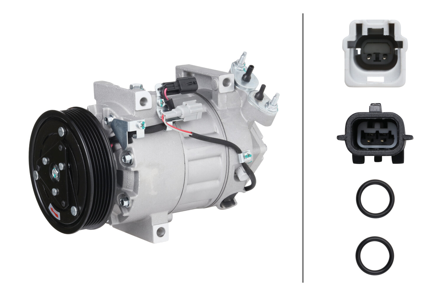 Hella Compressor, airconditioning 8FK 366 201-571