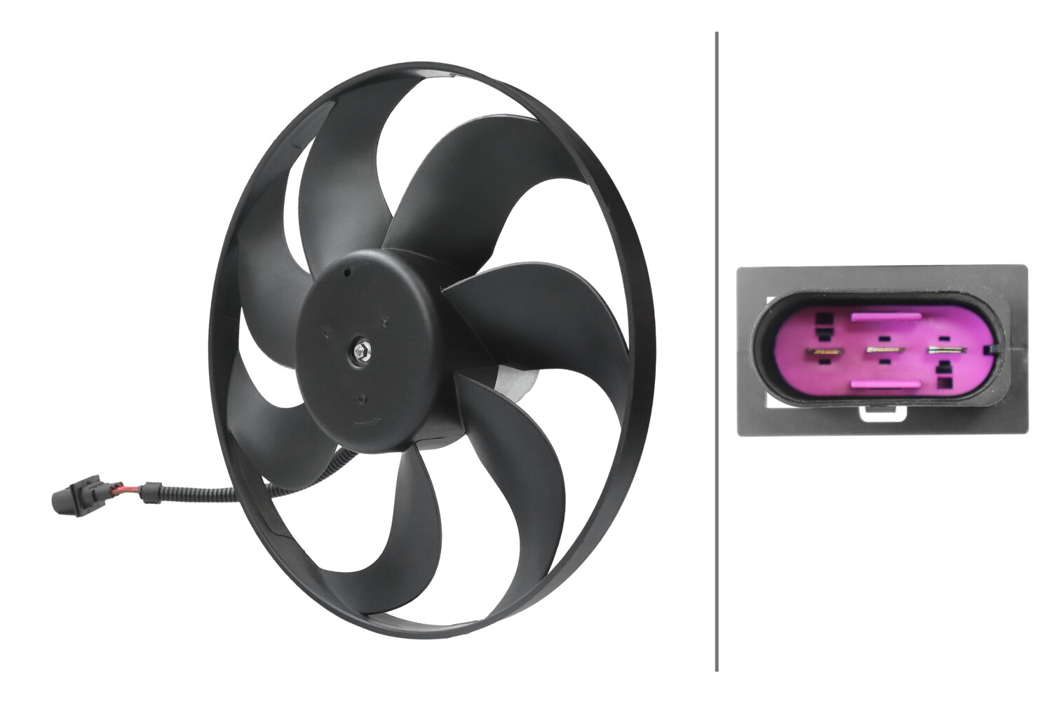 Hella Koelventilatorwiel 8EW 366 420-081