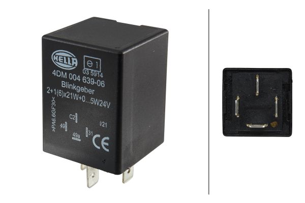 Hella Knipperlichtautomaat, pinkdoos 4DM 004 639-061