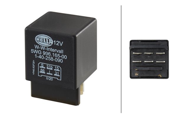 Hella Relais, arbeidsstroom 5WG 996 165-001