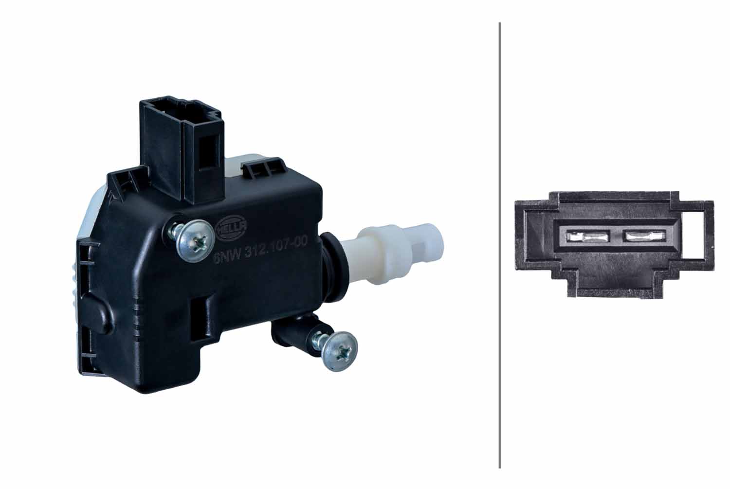 Hella Stel element, centrale vergrendeling 6NW 312 107-001