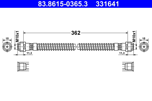 ATE Remslang 83.8615-0365.3