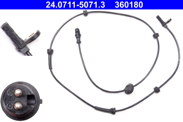 ATE ABS sensor 24.0711-5071.3