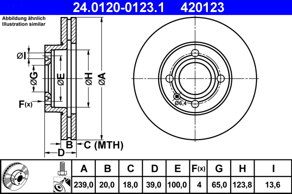 ATE Remschijven 24.0120-0123.1