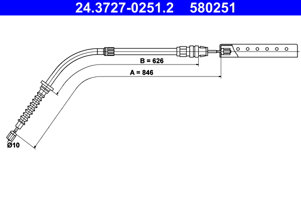 ATE Handremkabel 24.3727-0251.2