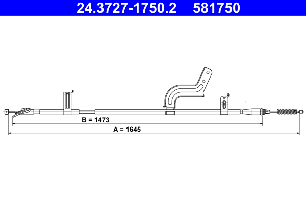 ATE Handremkabel 24.3727-1750.2
