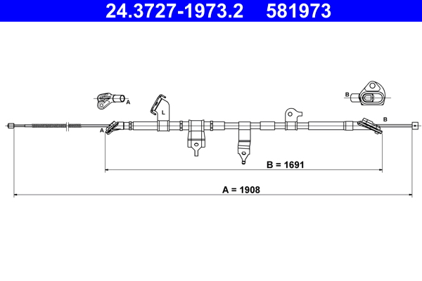 ATE Handremkabel 24.3727-1973.2