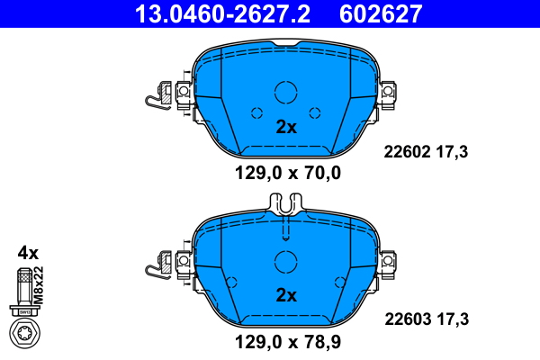 ATE Remblokset 13.0460-2627.2