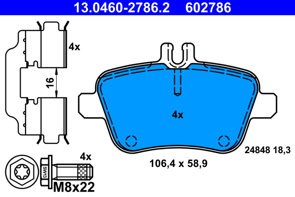 ATE Remblokset 13.0460-2786.2