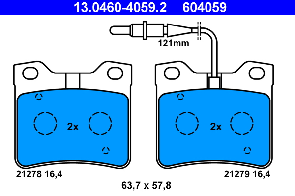 ATE Remblokset 13.0460-4059.2