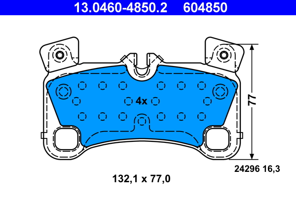 ATE Remblokset 13.0460-4850.2