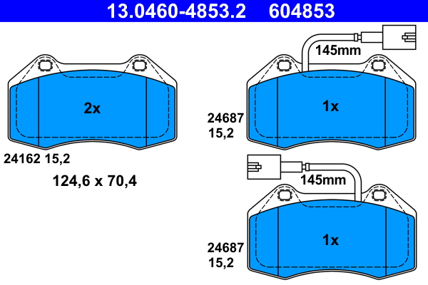 ATE Remblokset 13.0460-4853.2