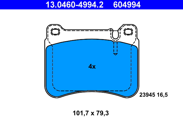 ATE Remblokset 13.0460-4994.2